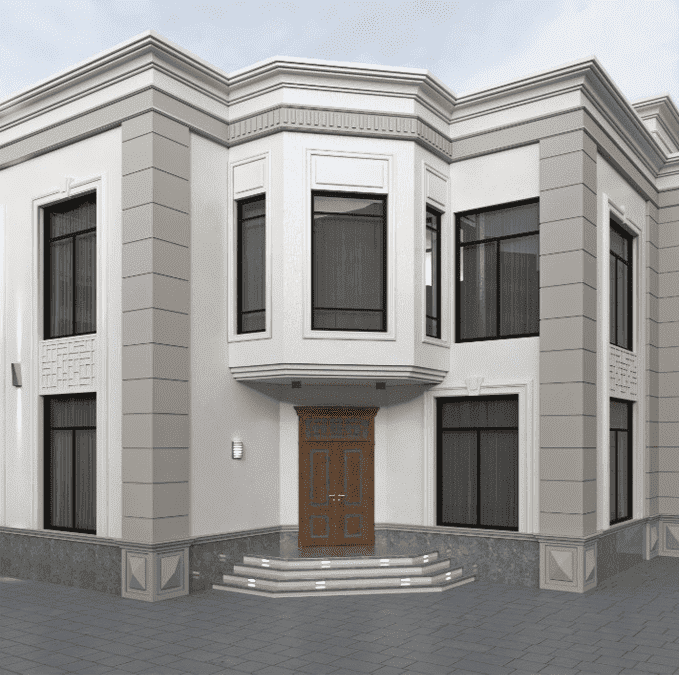 House Facade With Quoins Project