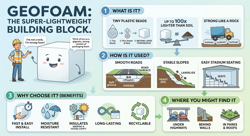 Geofoam in Modern construction