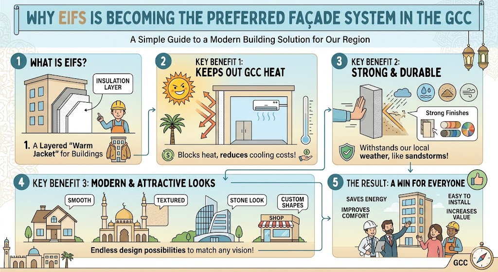 Why EIFS Is Becoming the Preferred Façade System in the GCC