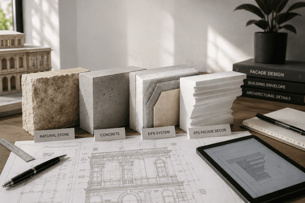Modern Facade Strategies: From Traditional Materials to EPS Facade Decor Systems