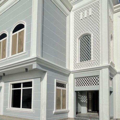 House facade with simple ornament (7)